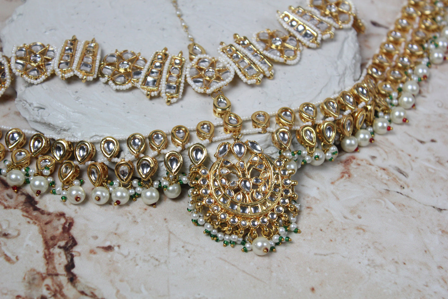 Parnika Double-Layer Sheesh Patti in Gold