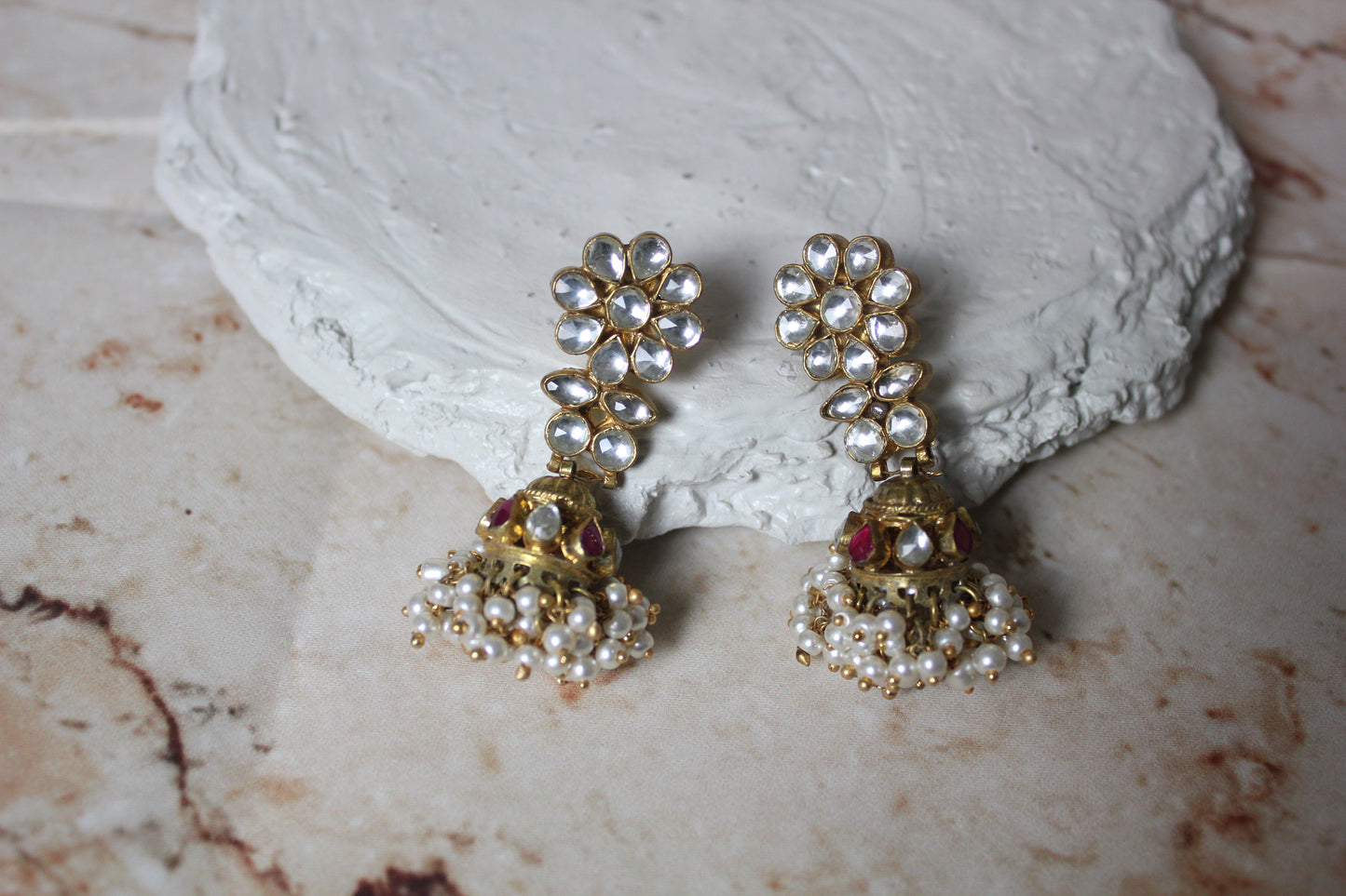 Amara Pachi Kundan Bridal Set in Gold