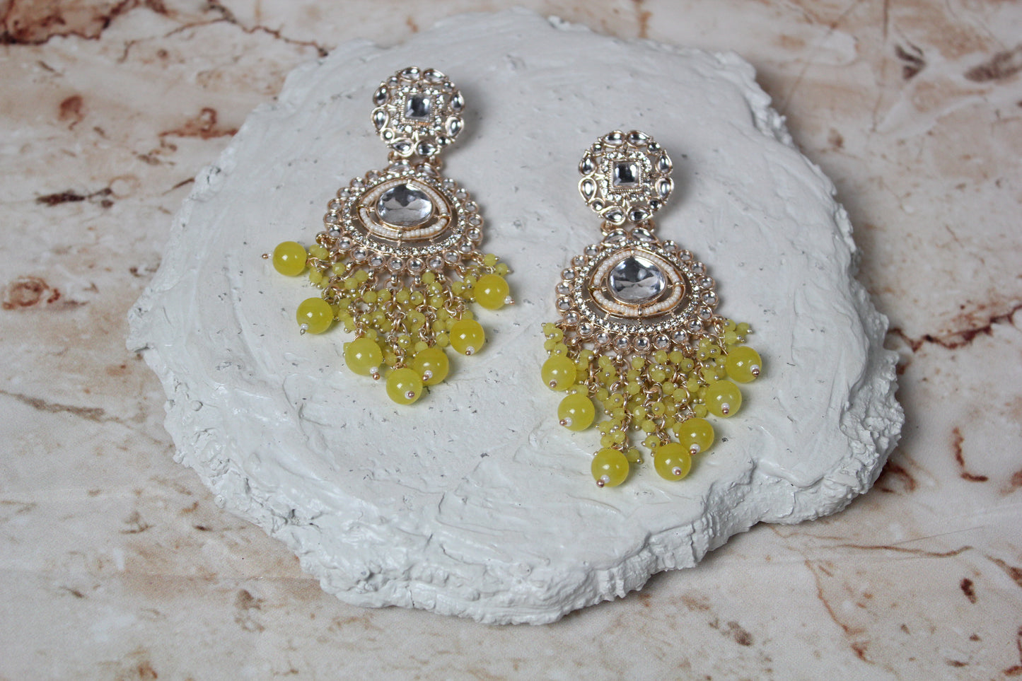 Olivia Earrings in Yellow