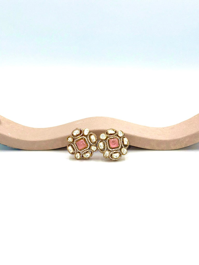 Ira Earrings in Pink