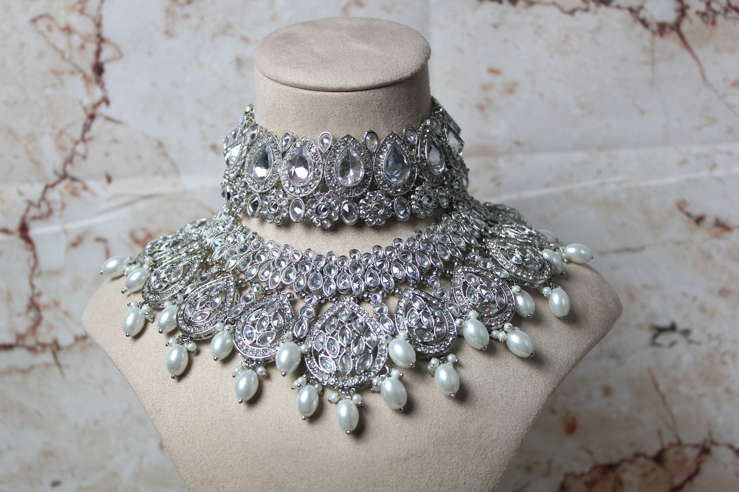 Tara Bridal Set in Silver