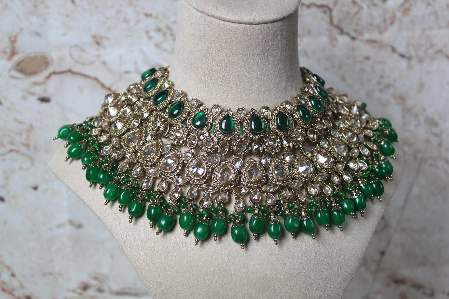 Latika Bridal Set in Green