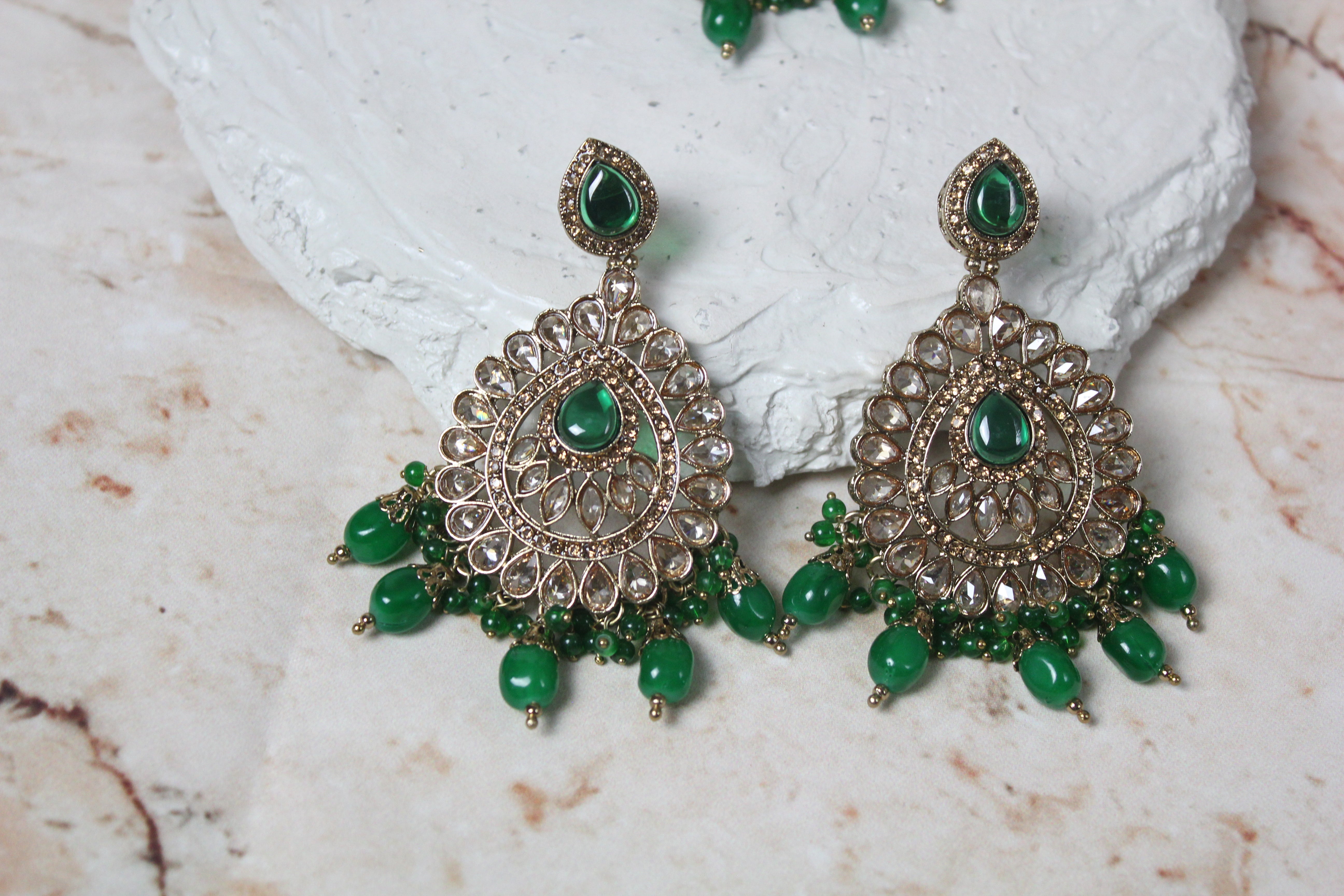 Latika Bridal Set in Green