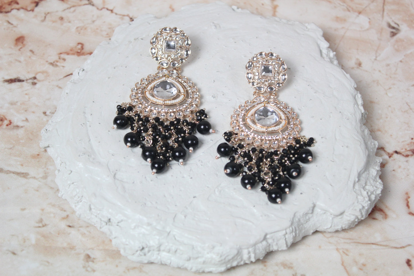 Olivia Earrings in Black