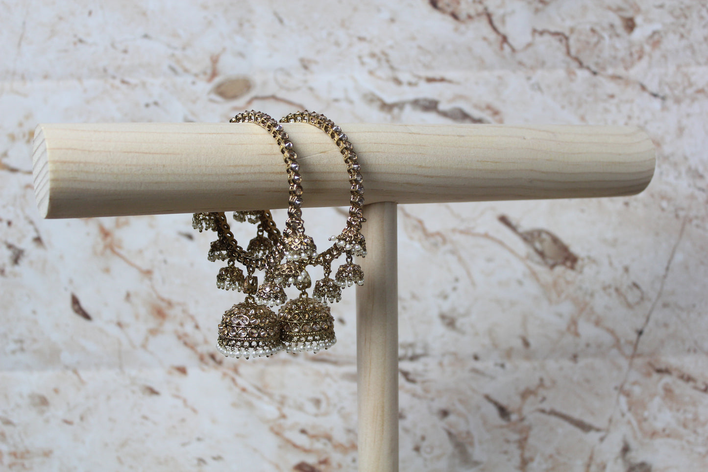 Dina Mini Kaleera Bangles in Gold